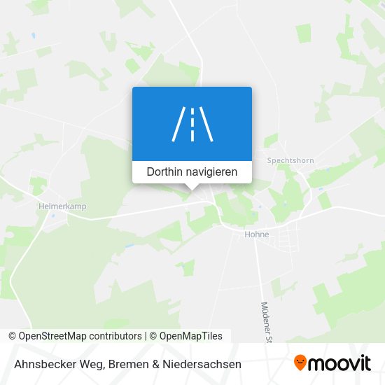 Ahnsbecker Weg Karte