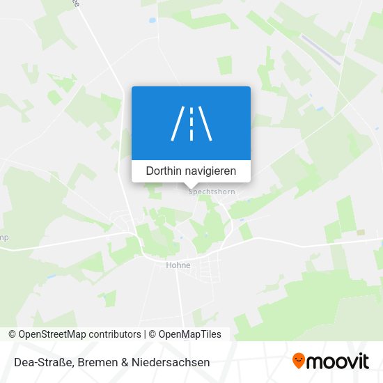 Dea-Straße Karte