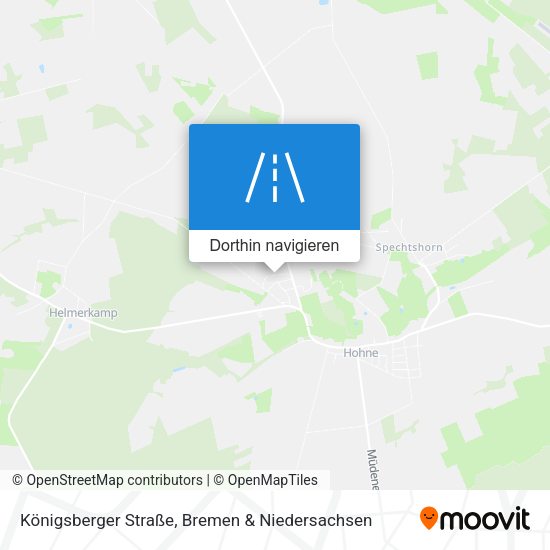 Königsberger Straße Karte