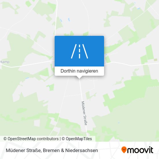 Müdener Straße Karte
