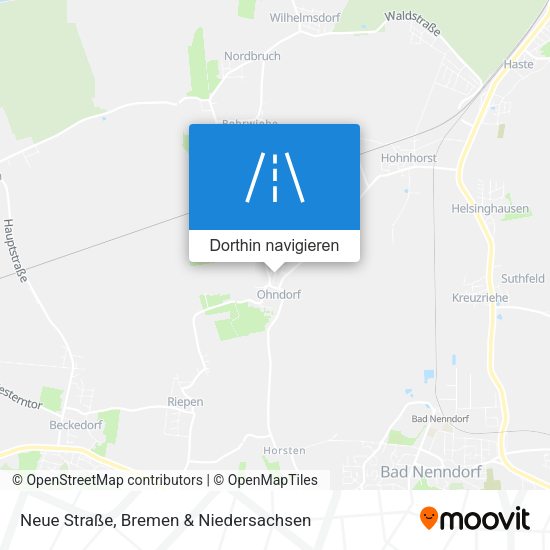 Neue Straße Karte