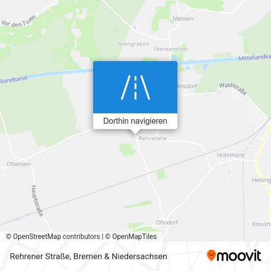 Rehrener Straße Karte