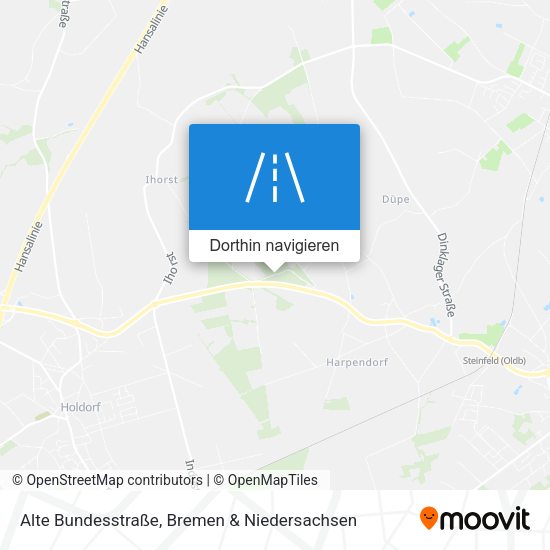 Alte Bundesstraße Karte