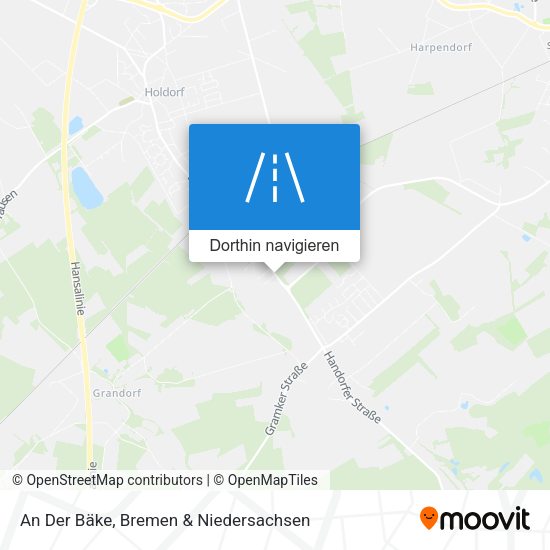 An Der Bäke Karte