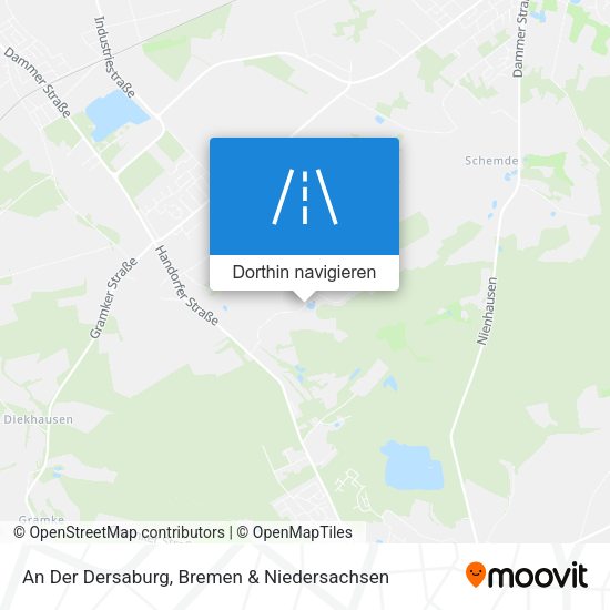 An Der Dersaburg Karte