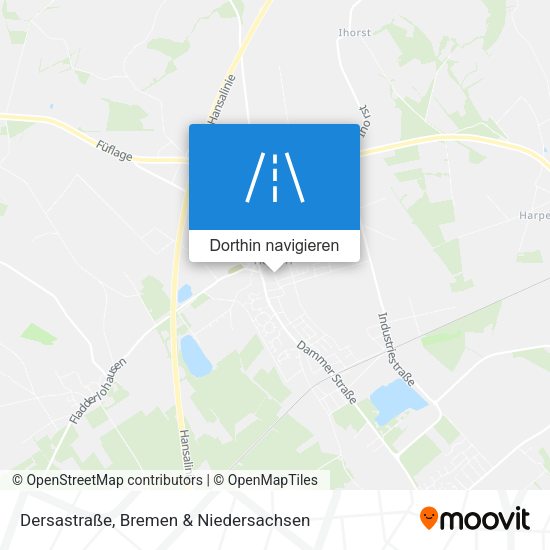 Dersastraße Karte