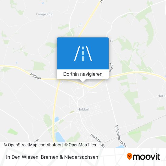 In Den Wiesen Karte