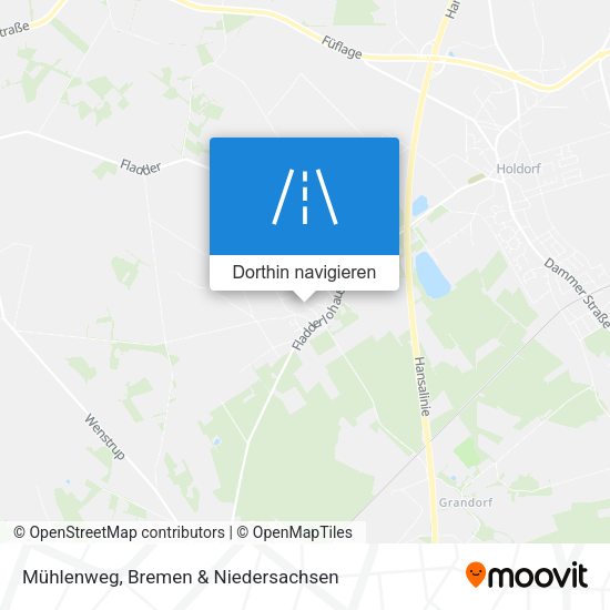 Mühlenweg Karte