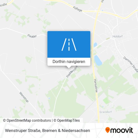 Wenstruper Straße Karte