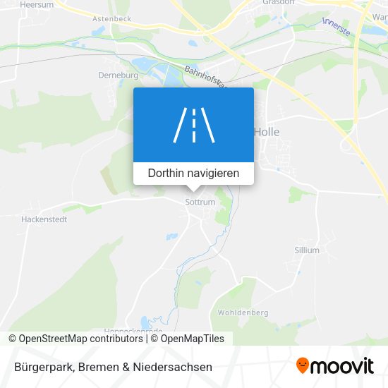 Bürgerpark Karte