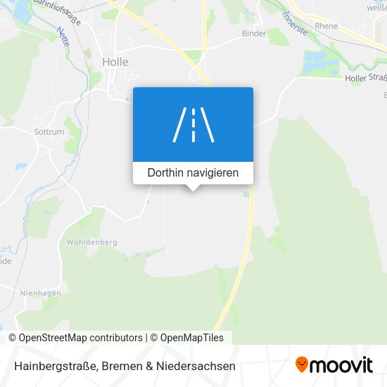 Hainbergstraße Karte