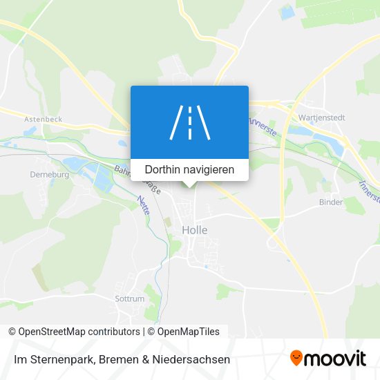 Im Sternenpark Karte