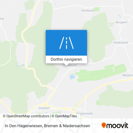 In Den Hagenwiesen Karte