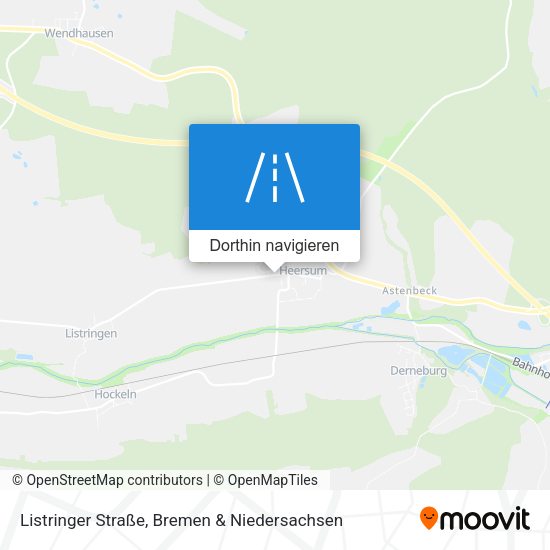 Listringer Straße Karte