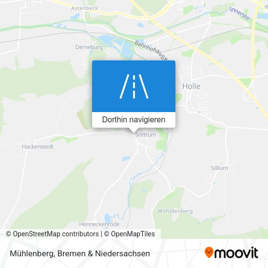Mühlenberg Karte