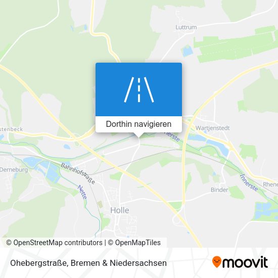 Ohebergstraße Karte