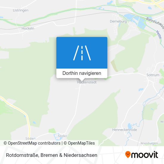 Rotdornstraße Karte