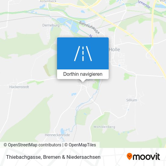 Thiebachgasse Karte