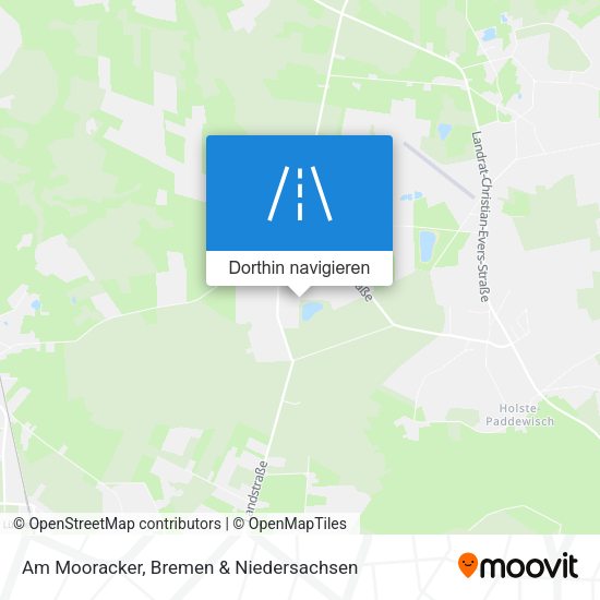 Am Mooracker Karte