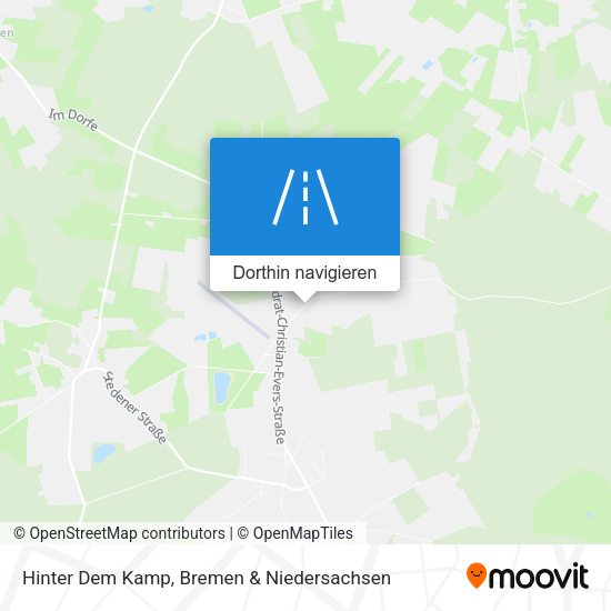 Hinter Dem Kamp Karte