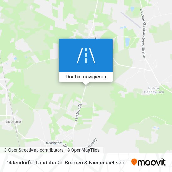 Oldendorfer Landstraße Karte
