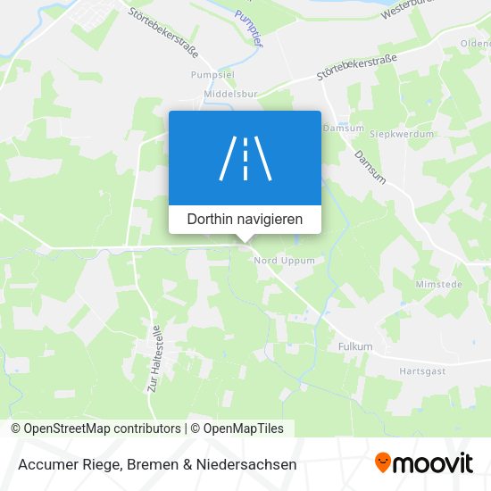 Accumer Riege Karte