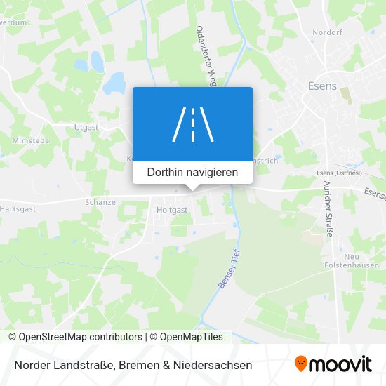 Norder Landstraße Karte