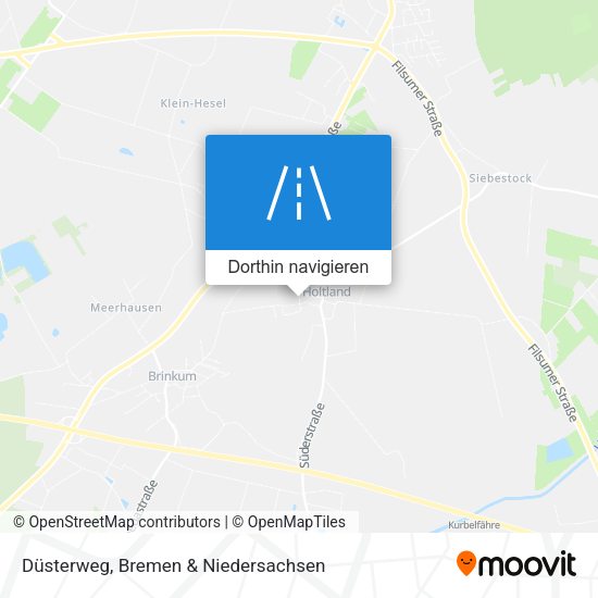 Düsterweg Karte