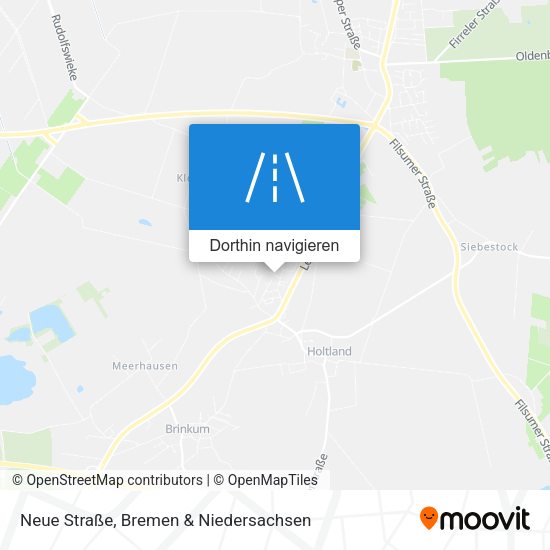 Neue Straße Karte