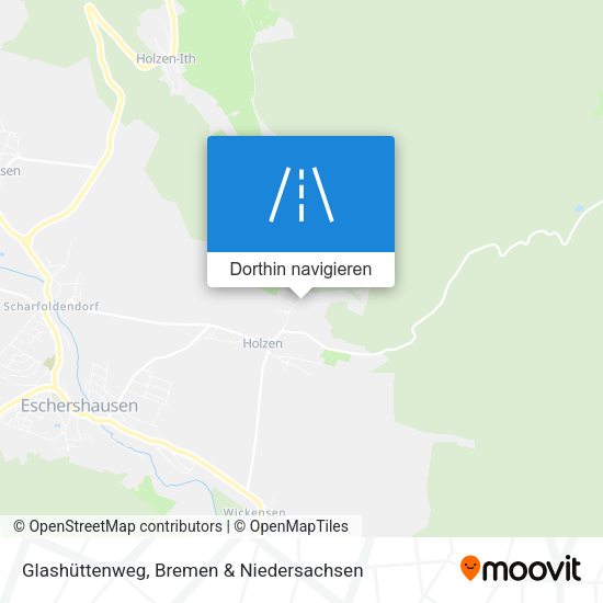 Glashüttenweg Karte