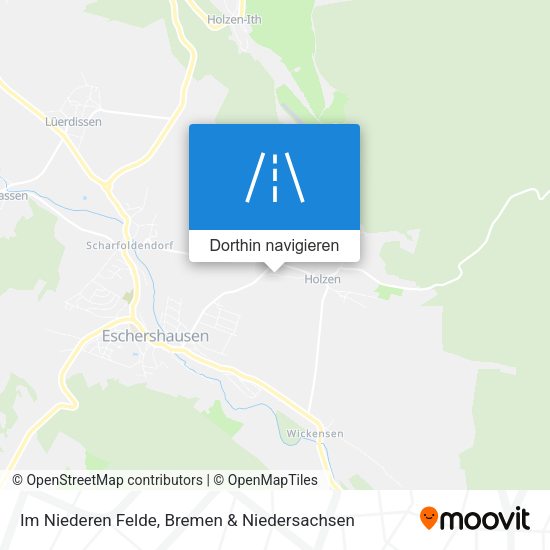 Im Niederen Felde Karte