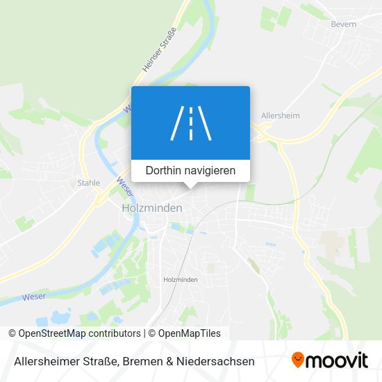 Allersheimer Straße Karte