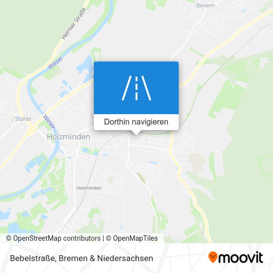 Bebelstraße Karte