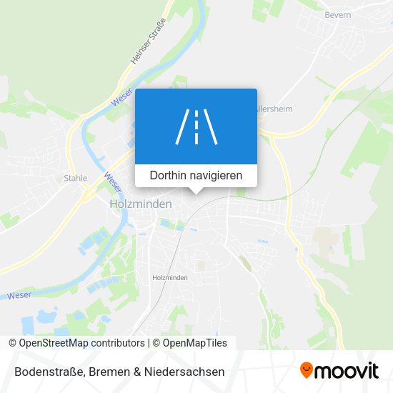 Bodenstraße Karte