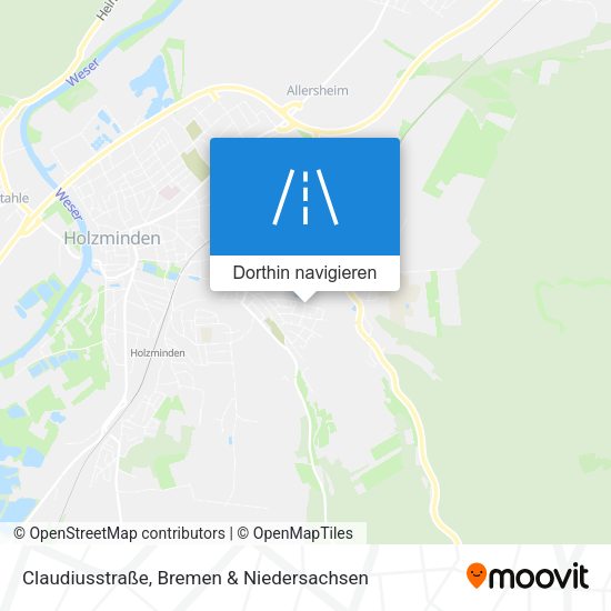 Claudiusstraße Karte