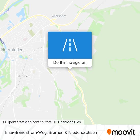 Elsa-Brändström-Weg Karte