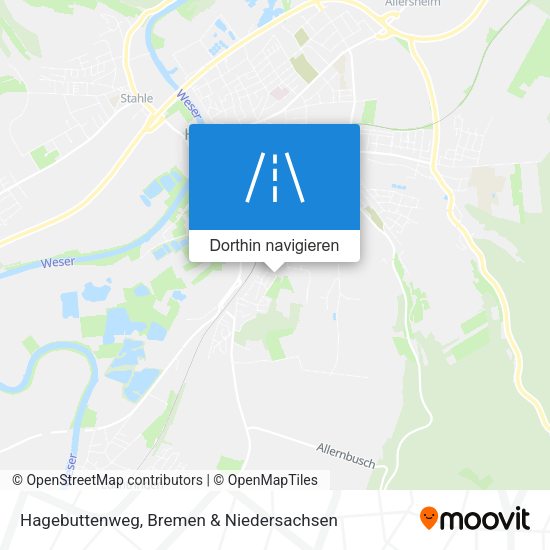 Hagebuttenweg Karte