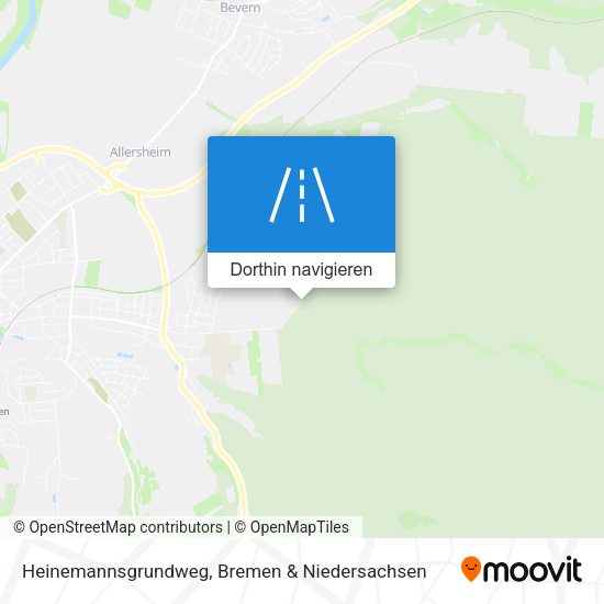 Heinemannsgrundweg Karte
