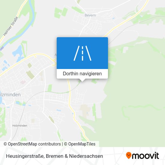 Heusingerstraße Karte
