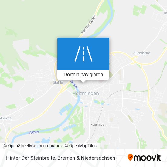 Hinter Der Steinbreite Karte