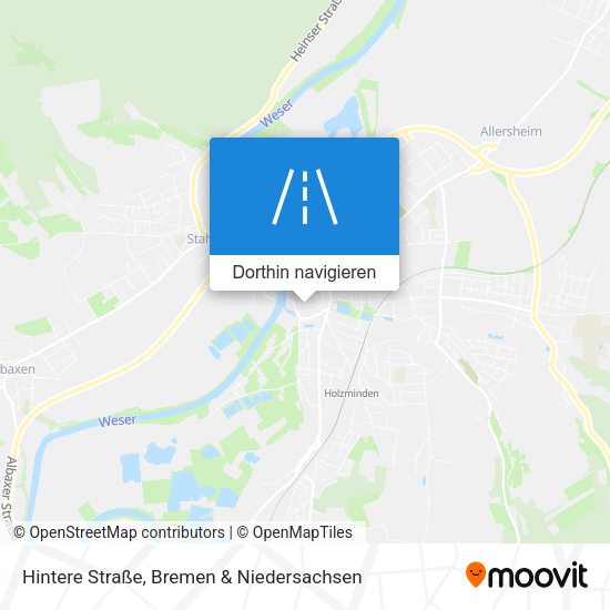 Hintere Straße Karte