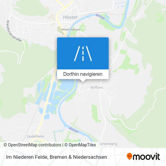 Im Niederen Felde Karte