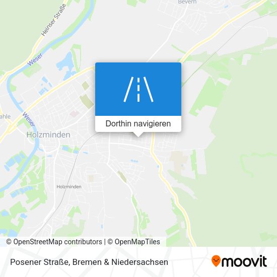 Posener Straße Karte