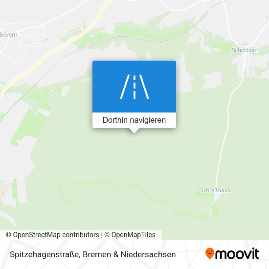 Spitzehagenstraße Karte