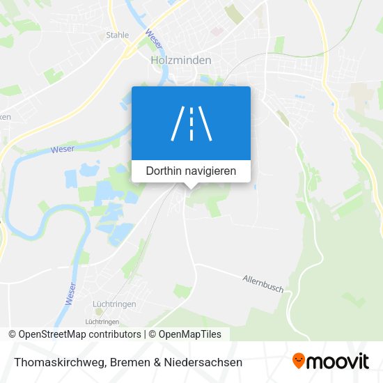 Thomaskirchweg Karte