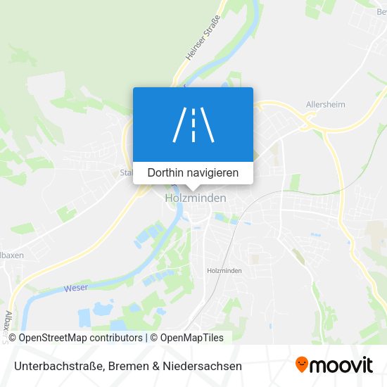 Unterbachstraße Karte