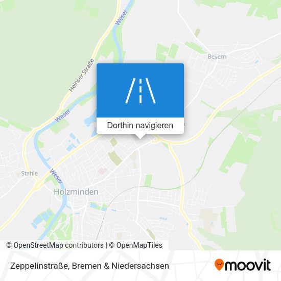 Zeppelinstraße Karte