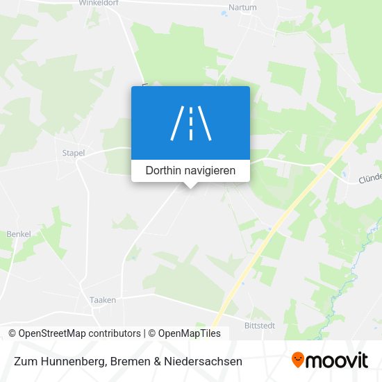 Zum Hunnenberg Karte