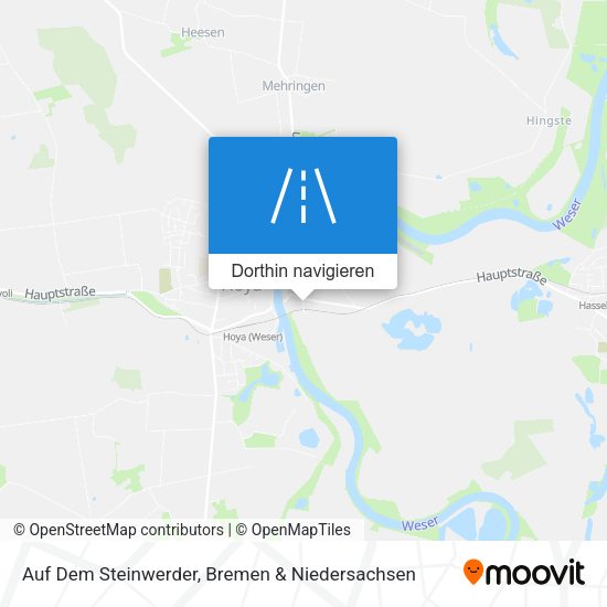 Auf Dem Steinwerder Karte