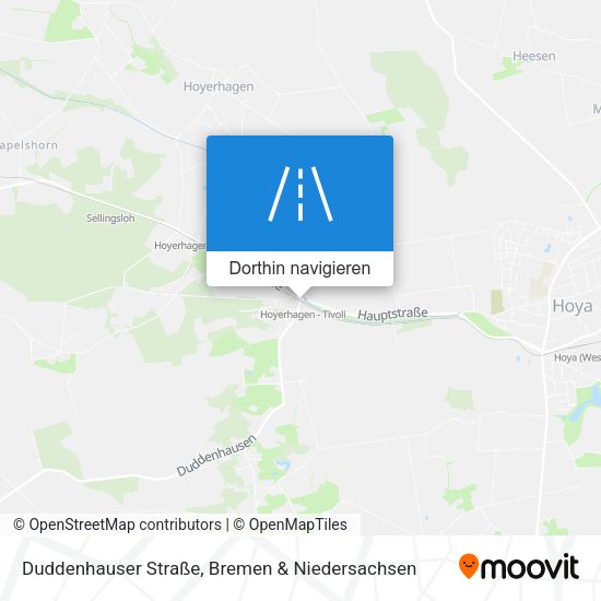 Duddenhauser Straße Karte